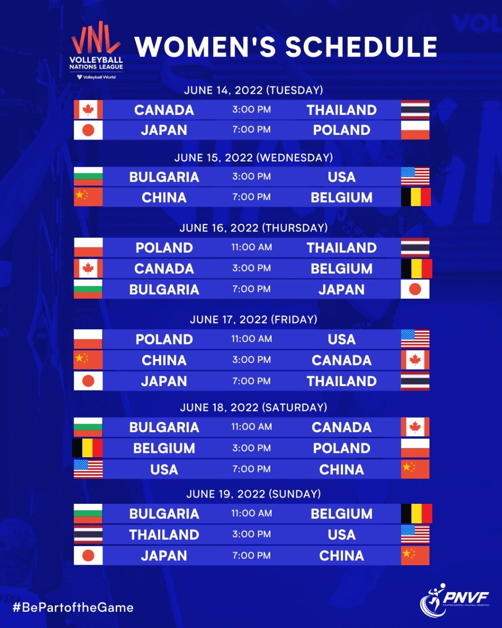 Men'S Vnl 2024 Schedule Chrysa Filippa